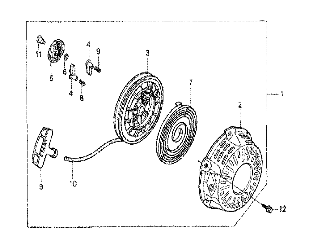 Fig-0 Diagram and Parts List for GX120K1 (SJC1)(43-9999999) Honda Engine