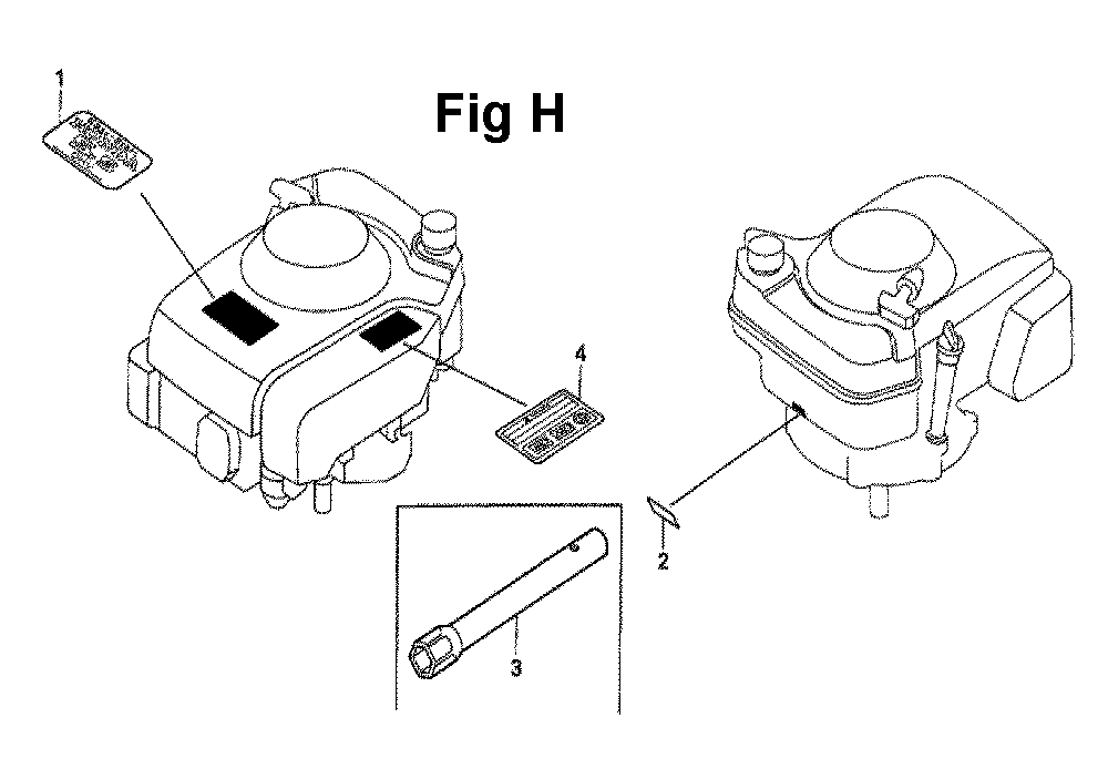 Fig-3 Diagram and Parts List for GXV160UA1 Type T1AH Honda Engine