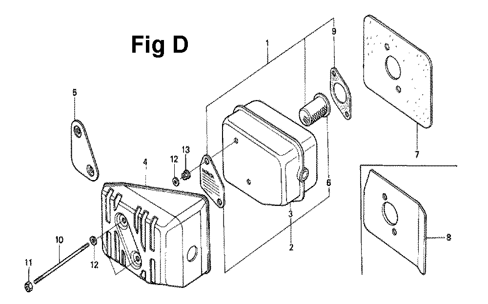 Fig-7 Diagram and Parts List for GXV120 Type N2F Honda Engine