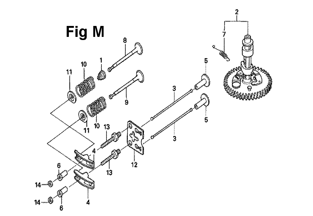 Fig-5 Diagram and Parts List for GXV160UH2 Type N5M Honda Engine