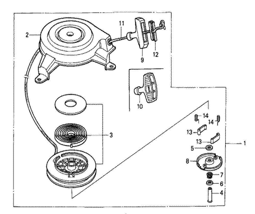 Fig-0 Diagram and Parts List for GXV140 Type N2Y Honda Engine