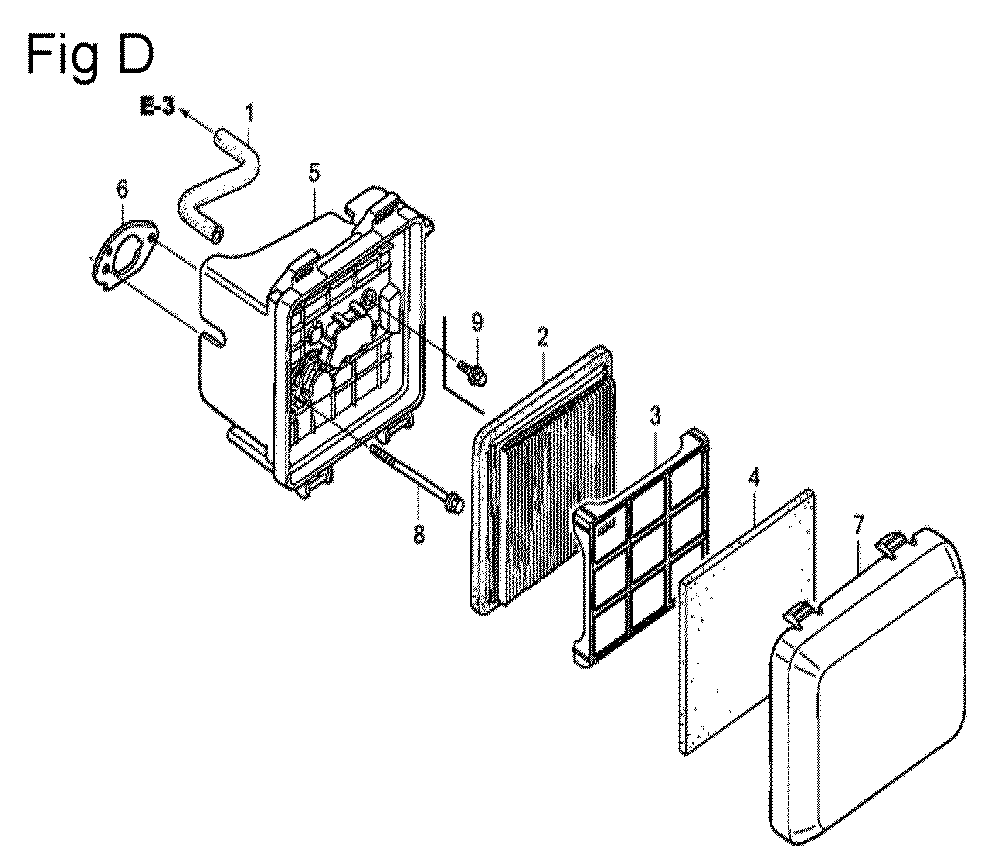 Fig-4 Diagram and Parts List for GSV190LA Type GBH Honda Engine