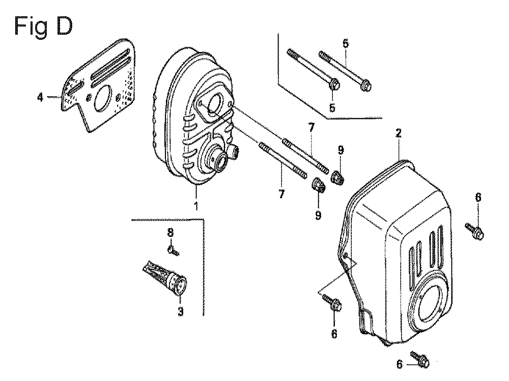 Fig-4 Diagram and Parts List for GX100U Type VEG Honda Engine