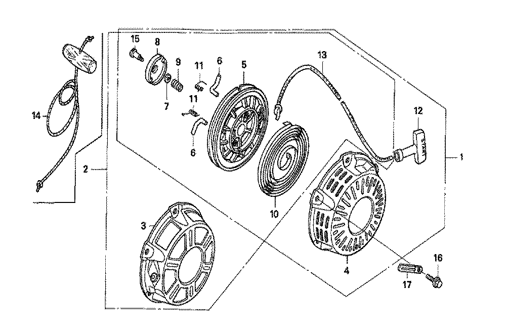 Fig-0 Diagram and Parts List for GX160K1 Type SM12 Honda Engine