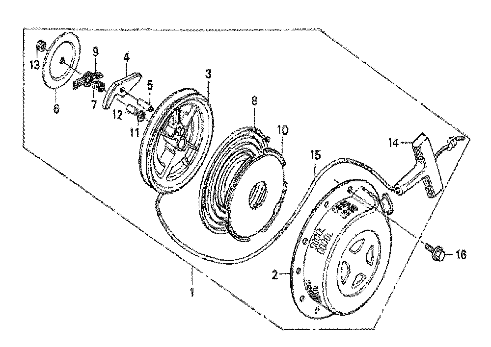 Fig-0 Diagram and Parts List for GX200 QVL-Seri-10-1899999 Honda Engine