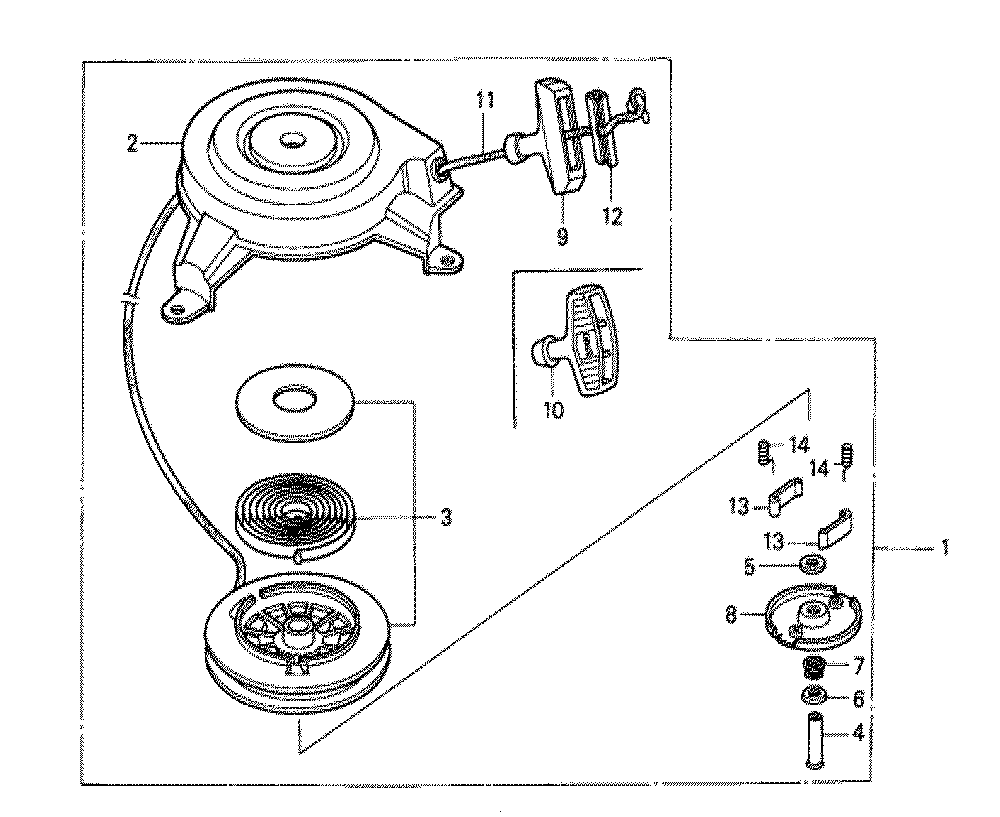 Fig-0 Diagram and Parts List for GXV140 Type N2TA Honda Engine