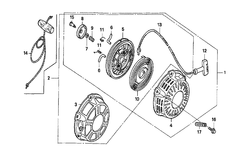 Fig-0 Diagram and Parts List for GX160K1 Type SM11 Honda Engine