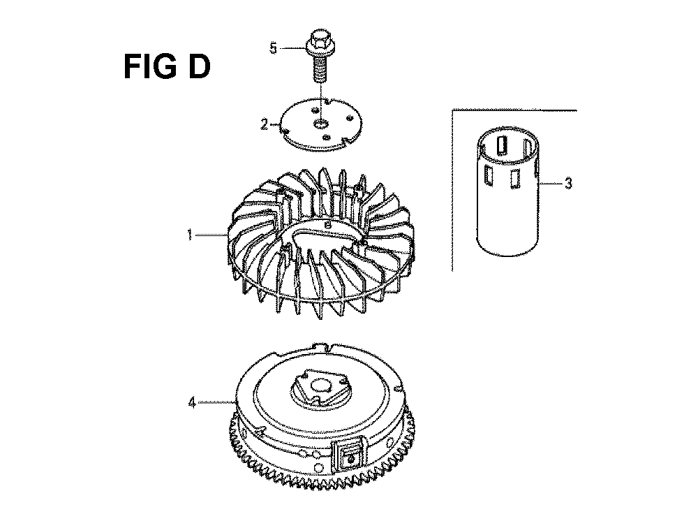 Fig-11 Diagram and Parts List for GXV530 Type UXE3 Honda Engine