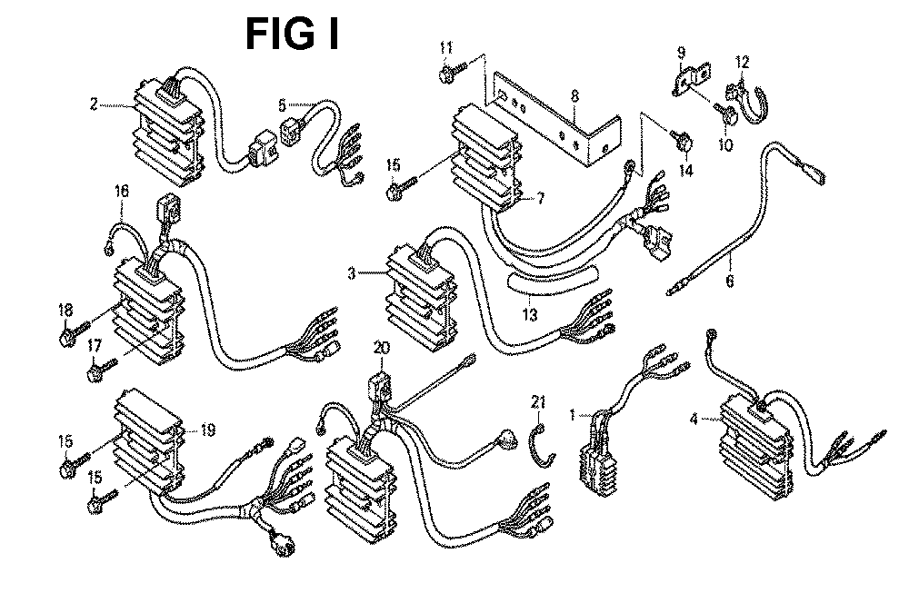 Fig-12 Diagram and Parts List for GXV530 Type JXA3 Honda Engine