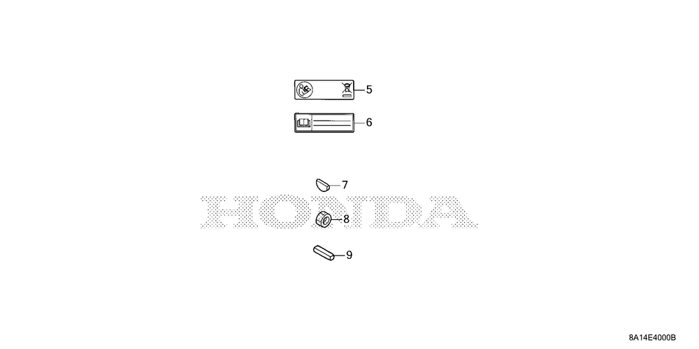 Other Parts Diagram and Parts List for GXE20S (Type M1)(GMACK-1000001-9999999) Honda Engine