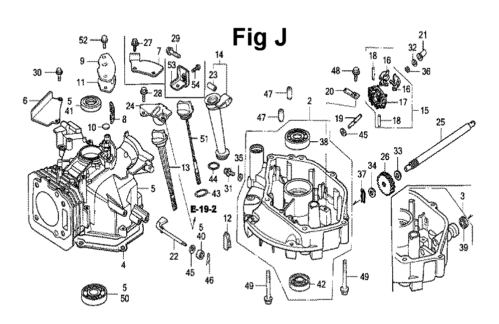 Fig-3 Diagram and Parts List for GXV160 Type A1L2 Honda Engine