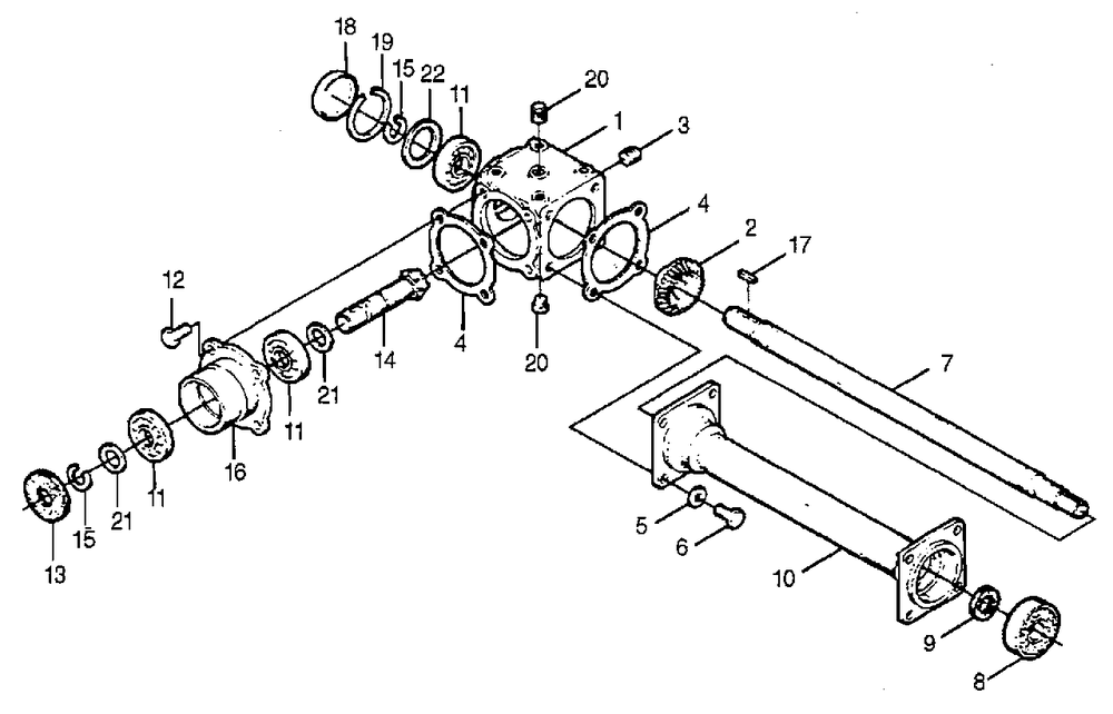 Gearbox Assembly (Tl752a) Diagram and Parts List for TL752 Type  A Honda Lawn Tractor Accessories