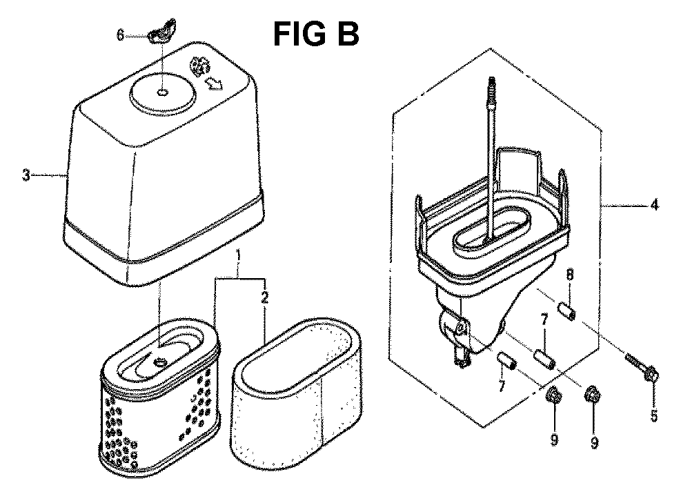 Fig-3 Diagram and Parts List for GXV340K2 Type DCA2 Honda Engine