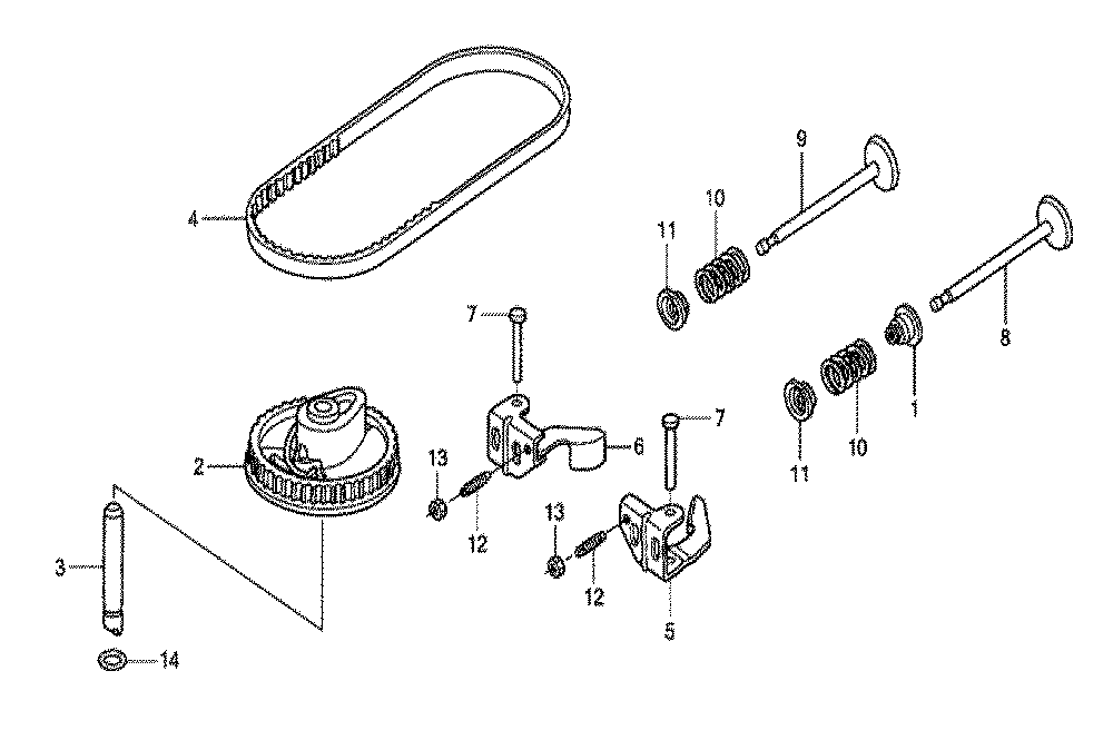 Fig-0 Diagram and Parts List for GCV190LA Type SBH Honda Engine