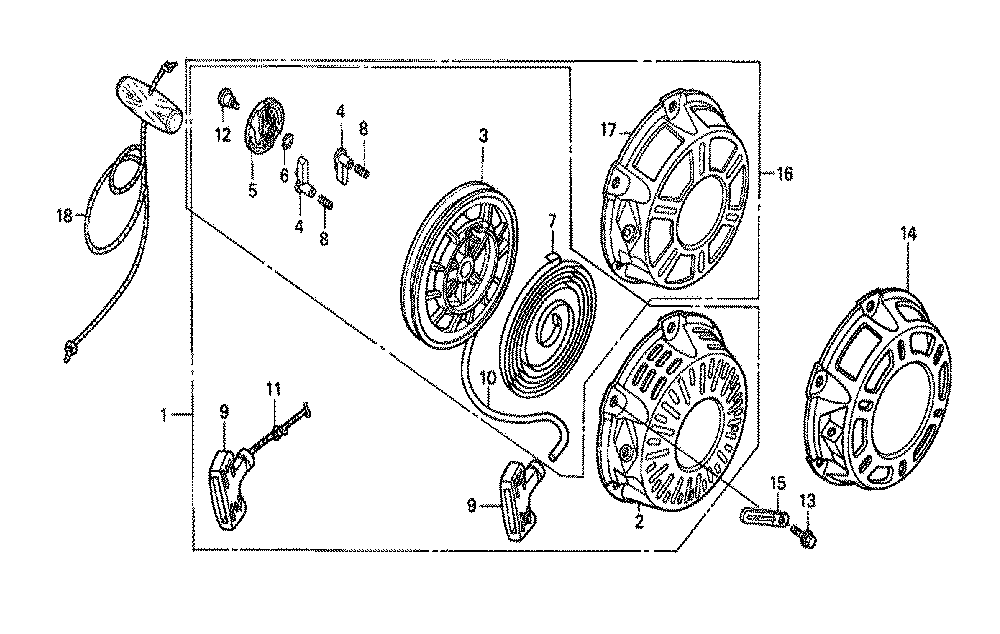 Fig-0 Diagram and Parts List for GX160K1 Type SAC Honda Engine