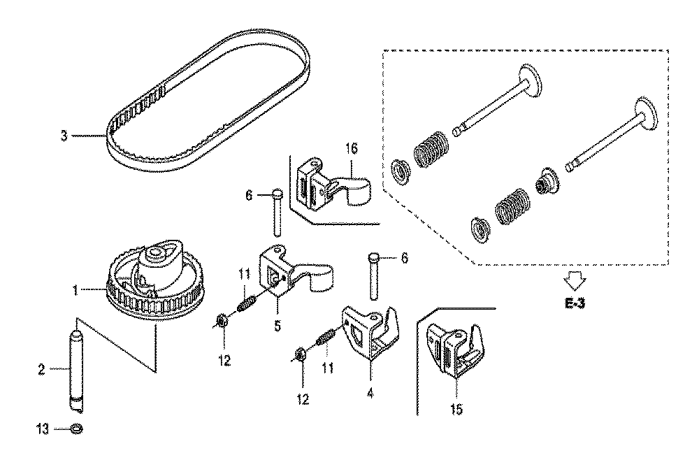 Fig-0 Diagram and Parts List for GCV160A Type A1A Honda Engine