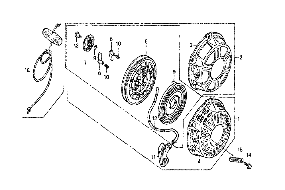 Fig-0 Diagram and Parts List for GX160K1 (UXU)(86-9099999) Honda Engine