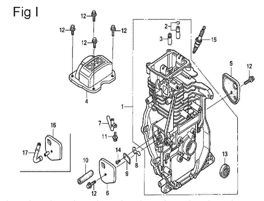 Fig-9 Diagram and Parts List for GX100U Type VE3 Honda Engine