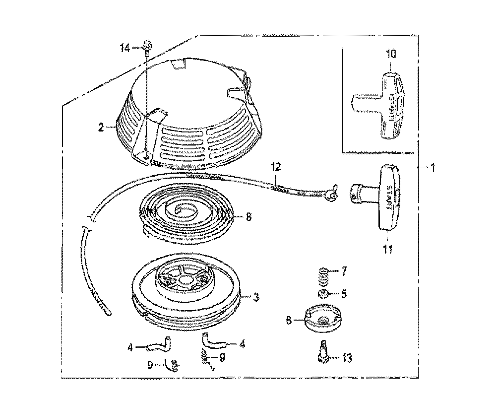 Fig-0 Diagram and Parts List for GXV160UH2 Type TBE Honda Engine