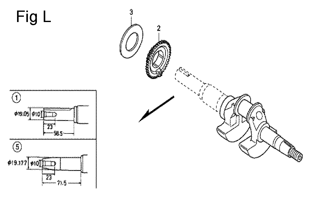 Fig-12 Diagram and Parts List for GC160A Type QHEC Honda Engine