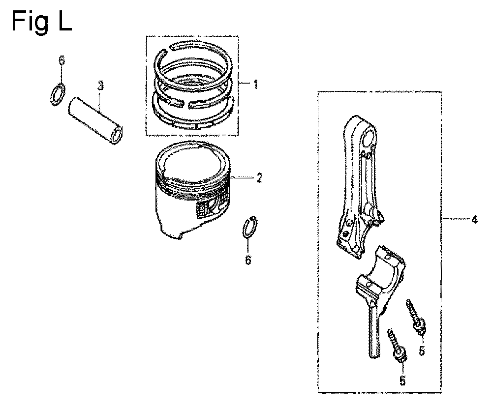 Fig-12 Diagram and Parts List for GC160 Type WHE Honda Engine