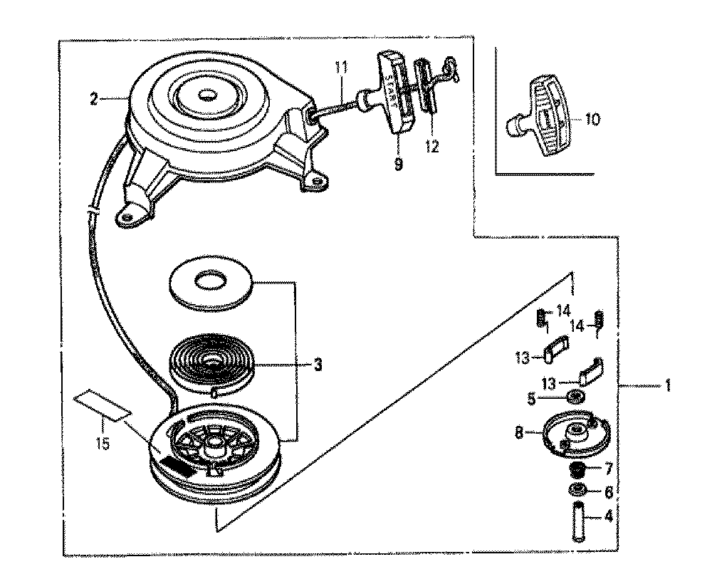 Fig-0 Diagram and Parts List for GXV160K1 Type N1AH Honda Engine