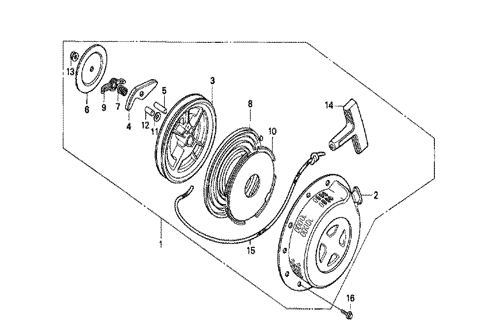 Fig-0 Diagram and Parts List for GX160K1 (QT)(86-9099999) Honda Engine
