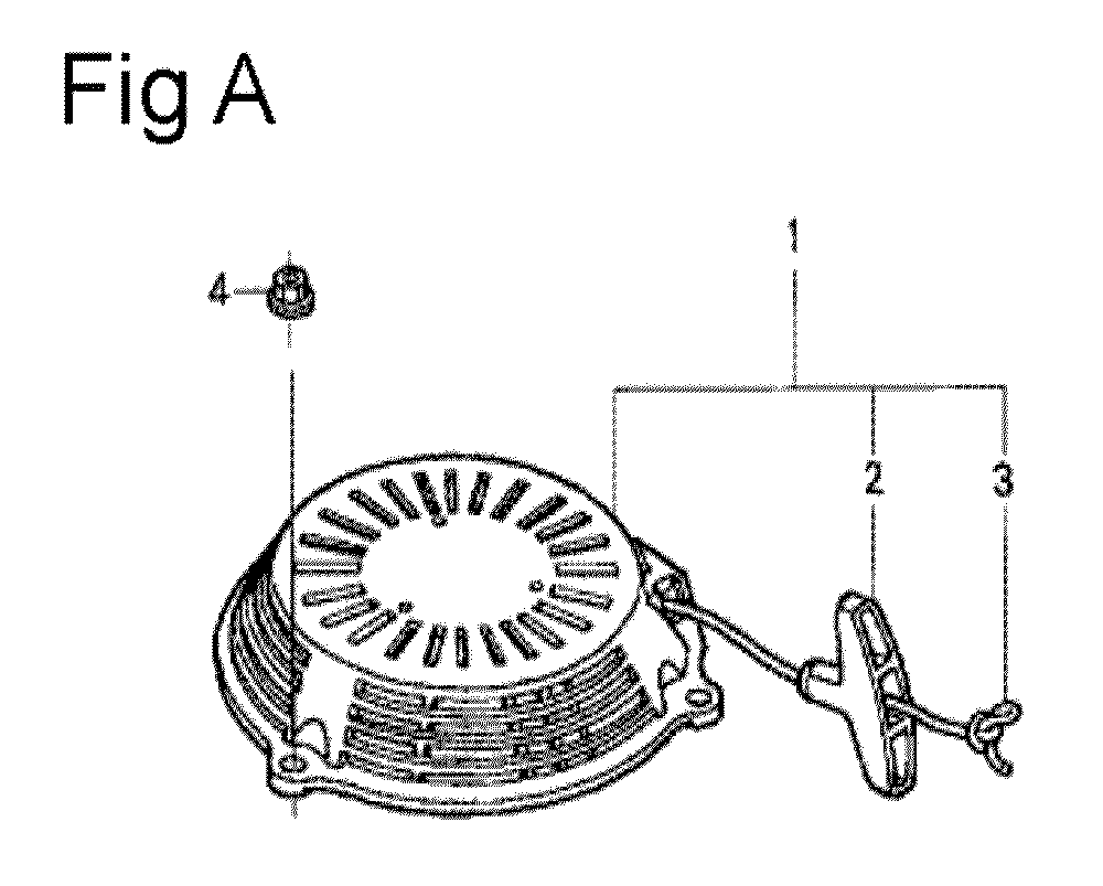 Fig-1 Diagram and Parts List for GSV190A Type A3TE Honda Engine