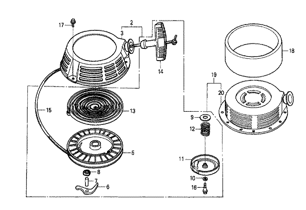 Fig-0 Diagram and Parts List for GXV340K1 Type DNE Honda Engine