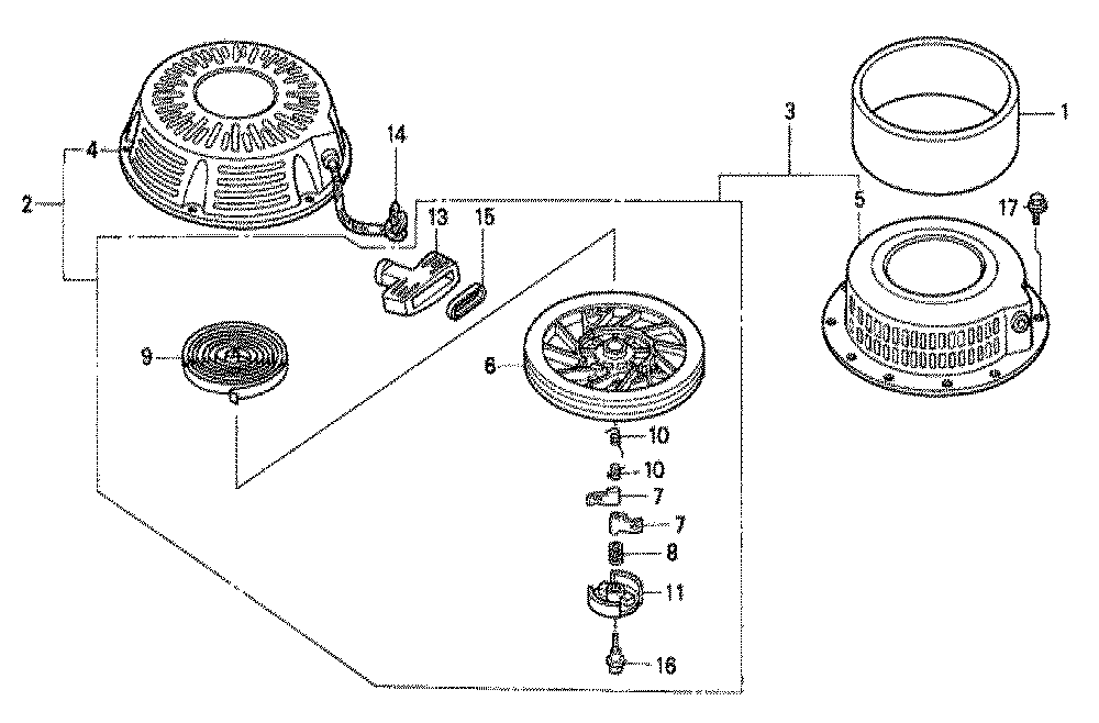 Fig-0 Diagram and Parts List for GXV340K2 Type DNE3 Honda Engine