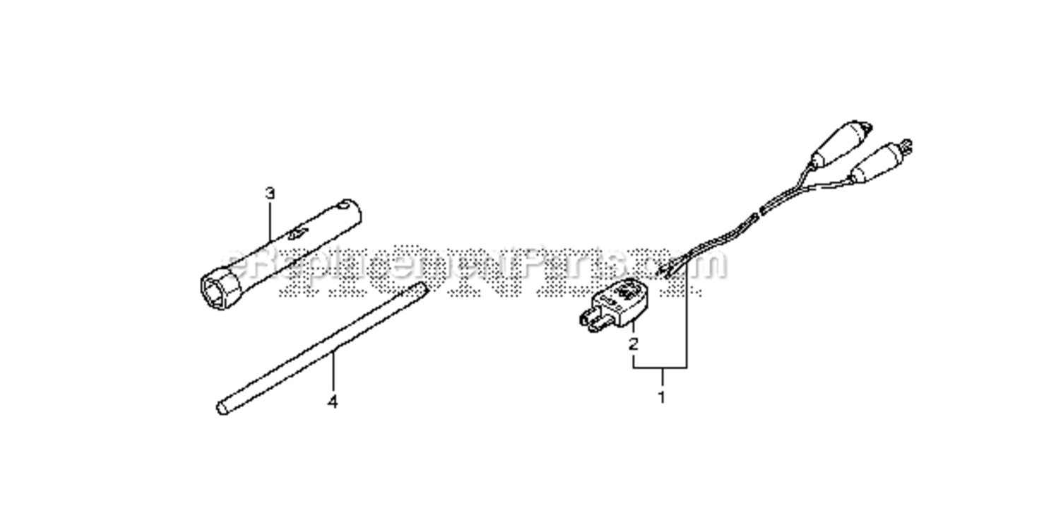 Accessories Diagram and Parts List for EU1000I A2 Honda Generator