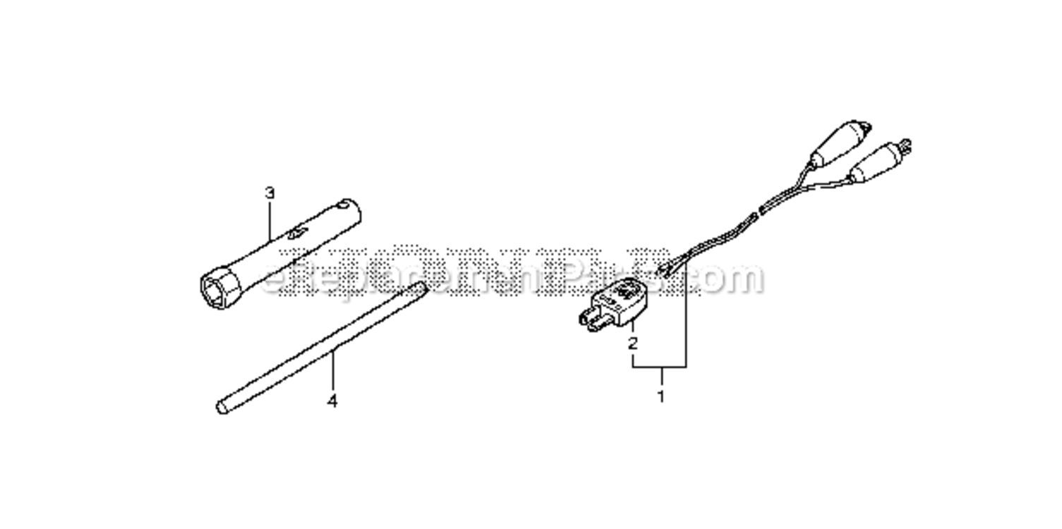Accessories Diagram and Parts List for EU1000I A2A Honda Generator