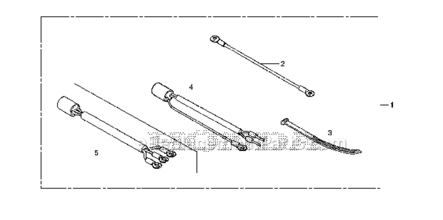 Filter Kit Diagram and Parts List for EU1000I A2A Honda Generator