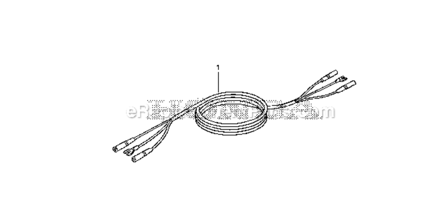 Parallel Cable Kit Diagram and Parts List for EU1000I A2B Honda Generator