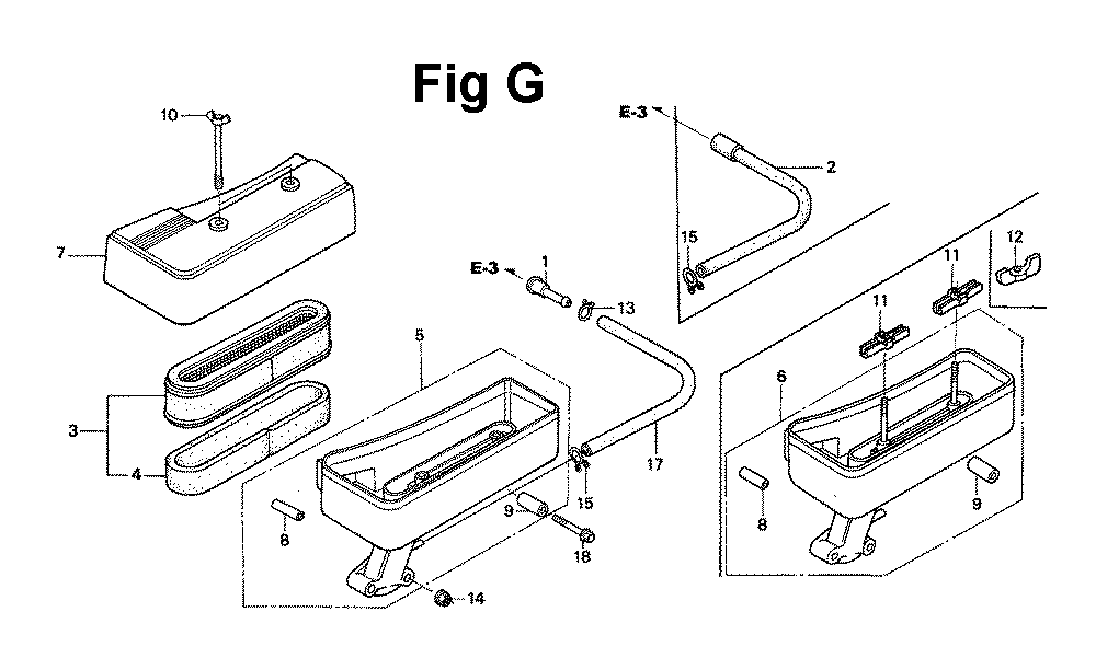 Fig-9 Diagram and Parts List for GXV120 Type A12 Honda Engine