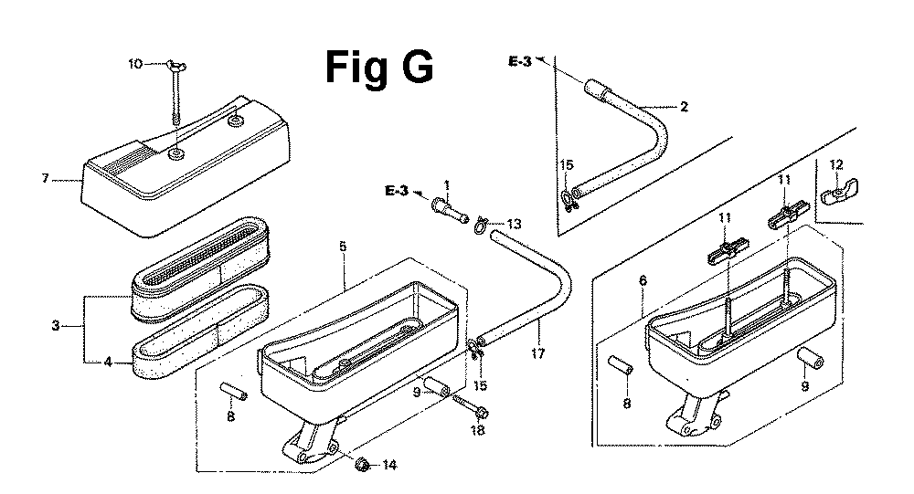 Fig-12 Diagram and Parts List for GXV120 Type A1LA Honda Engine