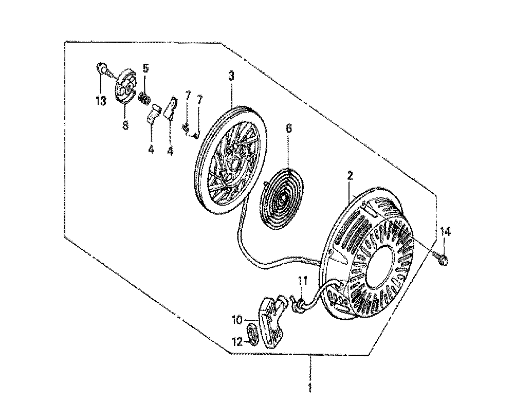 Fig-0 Diagram and Parts List for GX270 Type SXUA Honda Engine