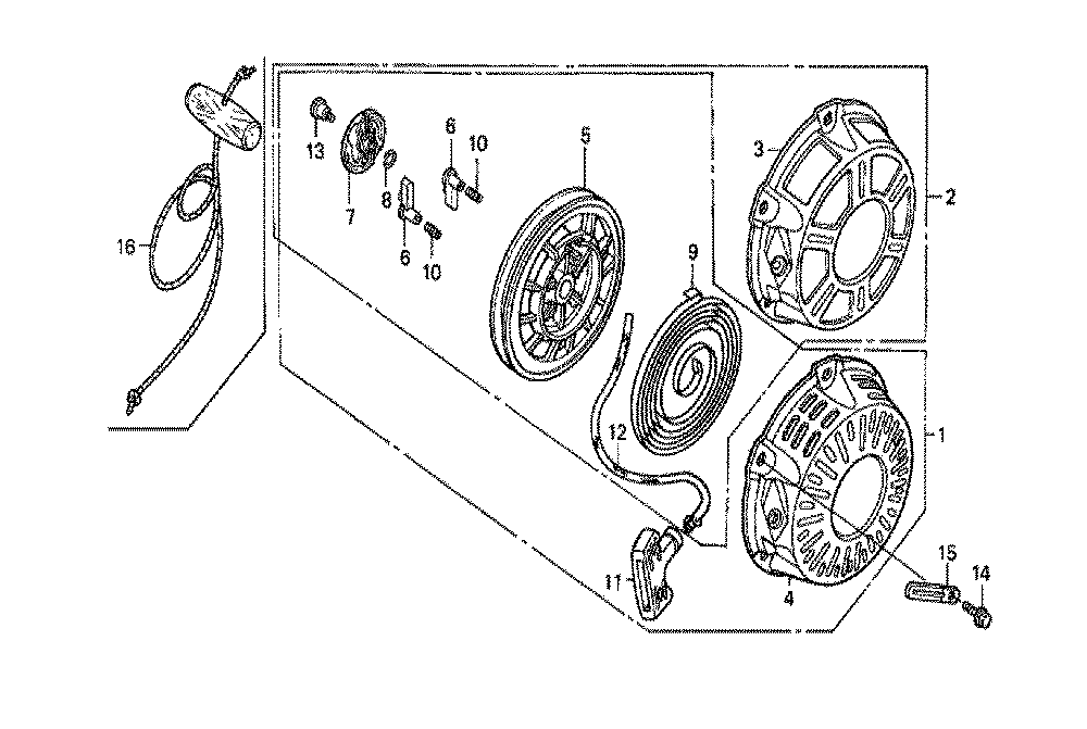Fig-0 Diagram and Parts List for GX160K1 (VG24)(86-9099999) Honda Engine