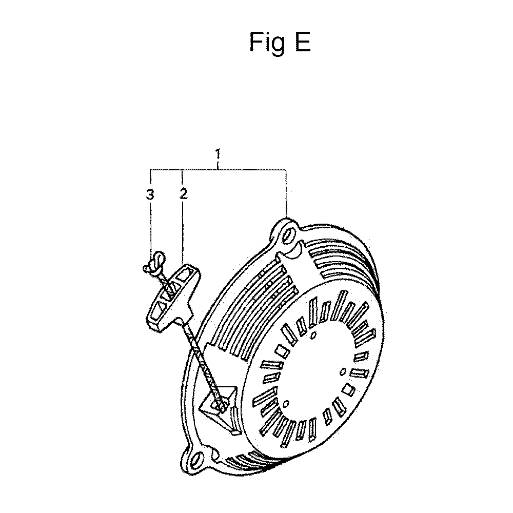 Fig-5 Diagram and Parts List for GC135 Type PHA Honda Engine