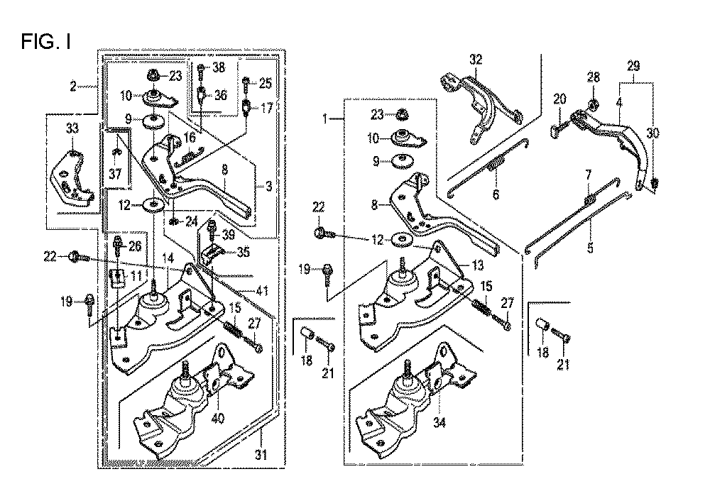 Fig-9 Diagram and Parts List for GX120T1 Type QX26 Honda Engine