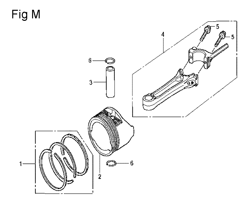 Fig-13 Diagram and Parts List for GCV160LA Type E1A2 Honda Engine
