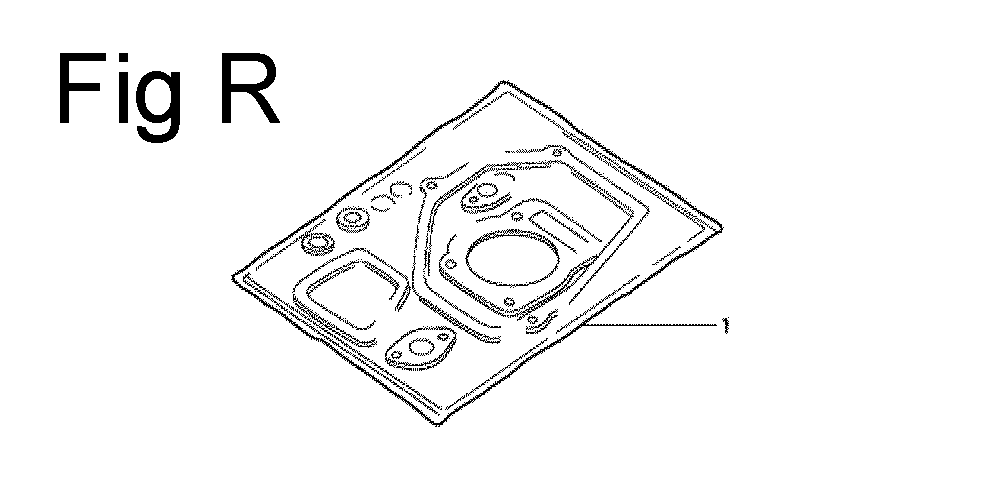 Fig-18 Diagram and Parts List for G100 Type MR Honda Engine