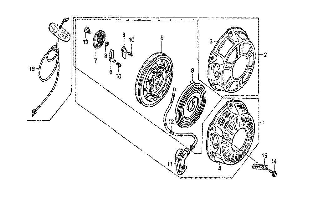 Fig-0 Diagram and Parts List for GX160K1 (VED6)(86-9099999) Honda Engine
