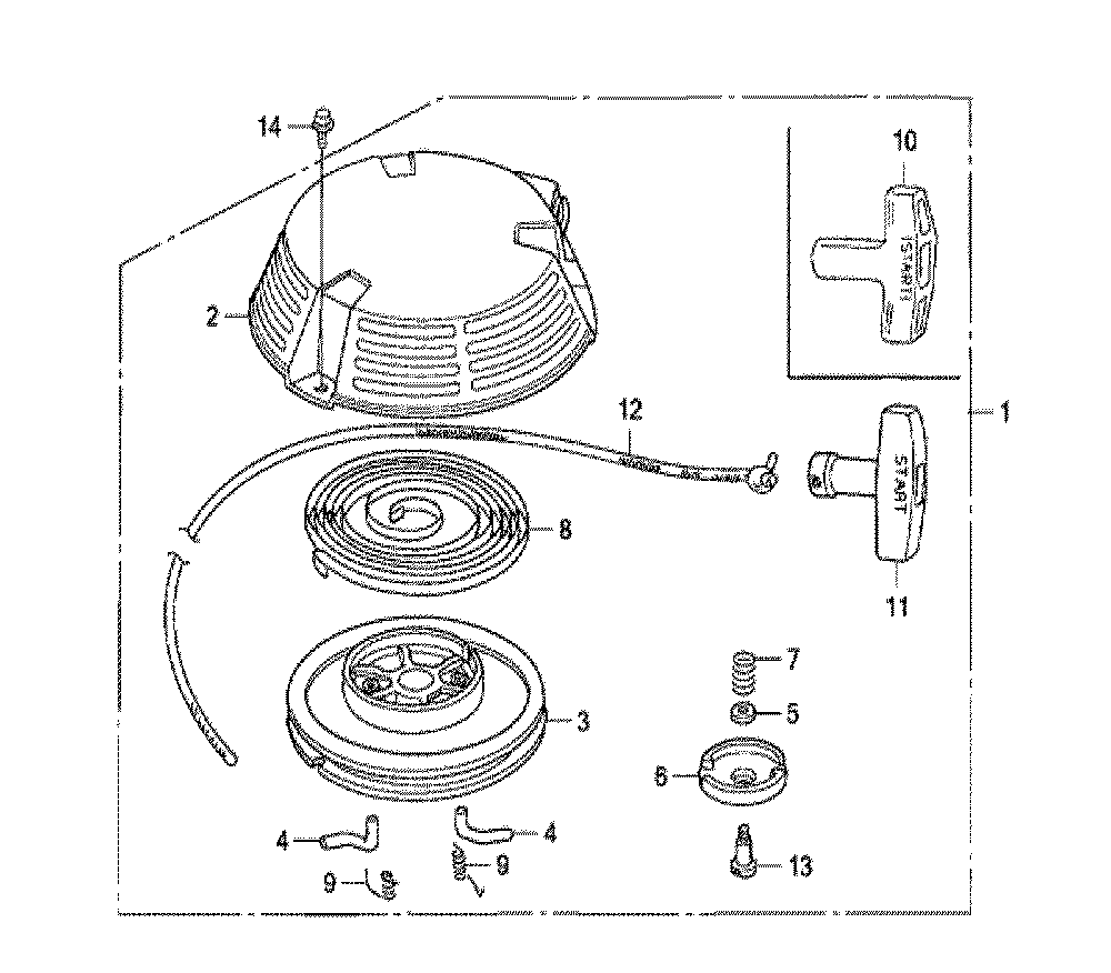 Fig-0 Diagram and Parts List for GXV160UH2 Type N1MH Honda Engine