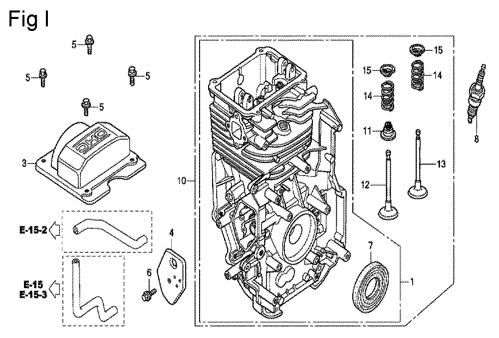 Fig-9 Diagram and Parts List for GC160A Type QHEC Honda Engine