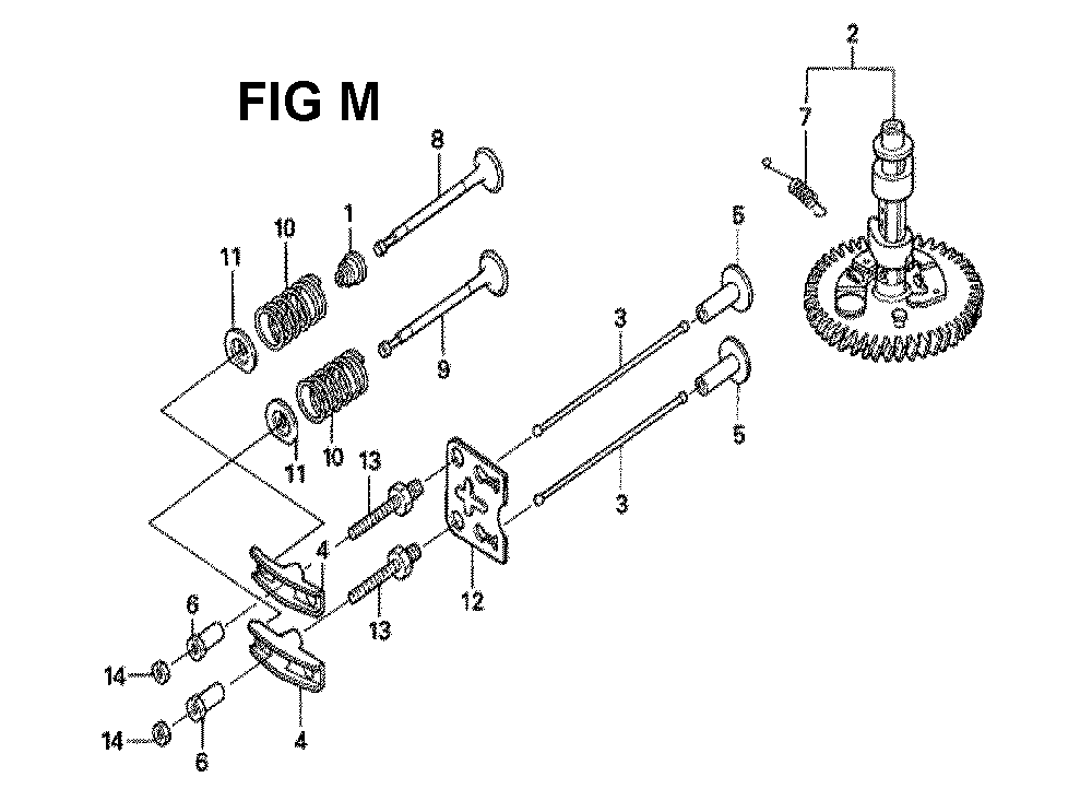 Fig-3 Diagram and Parts List for GXV160UH2 Type SFL4 Honda Engine