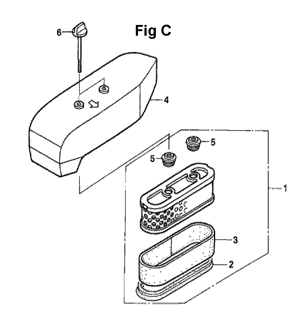 Fig-9 Diagram and Parts List for GXV160UA1 Type A1AS Honda Engine