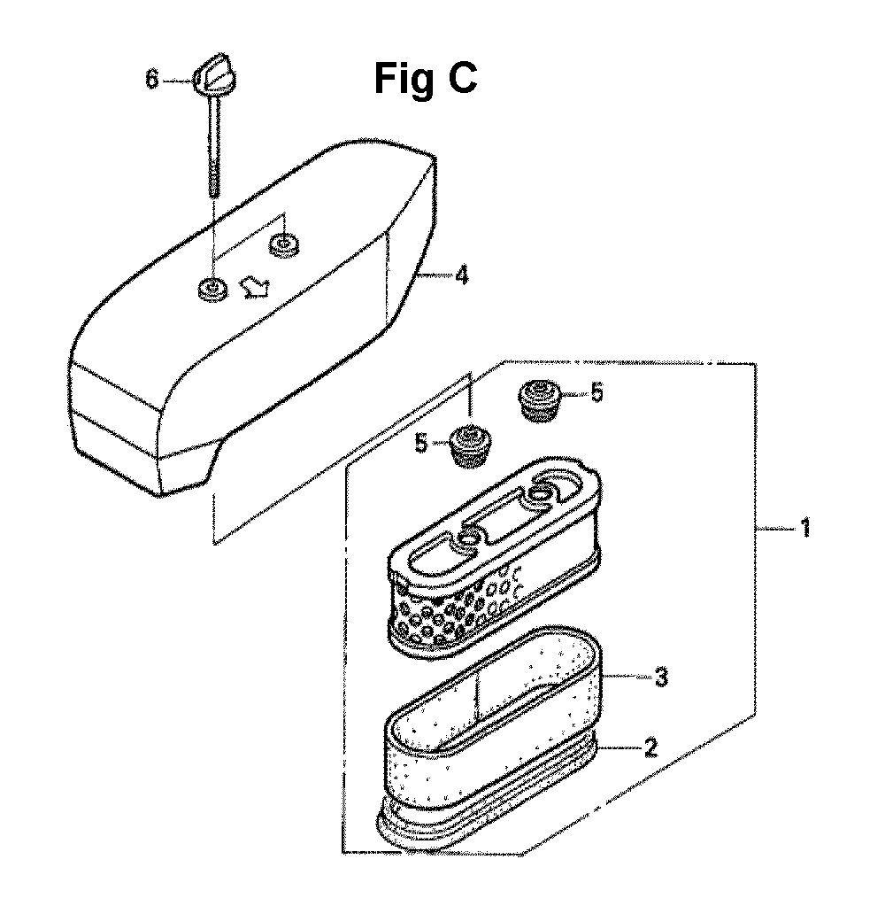 Fig-11 Diagram and Parts List for GXV160A1 Type A1T Honda Engine