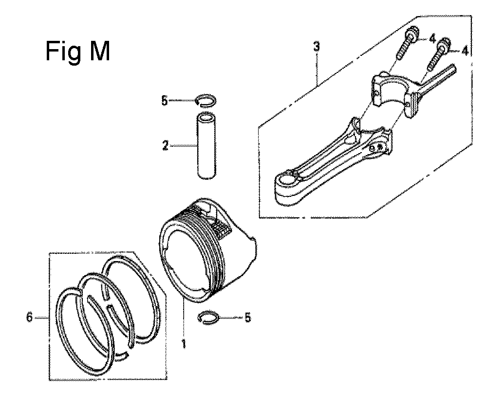 Fig-13 Diagram and Parts List for GCV160A Type A1AE Honda Engine