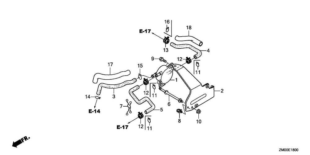 Fuel Pump Diagram and Parts List for GCV160LA1 (Type A7X1)(GJATA-2000001-9999999) Honda Engine